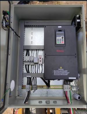 Instalación variador de frecuencia para bomba sumergible